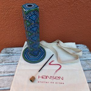 incensario torre azul - 30cm