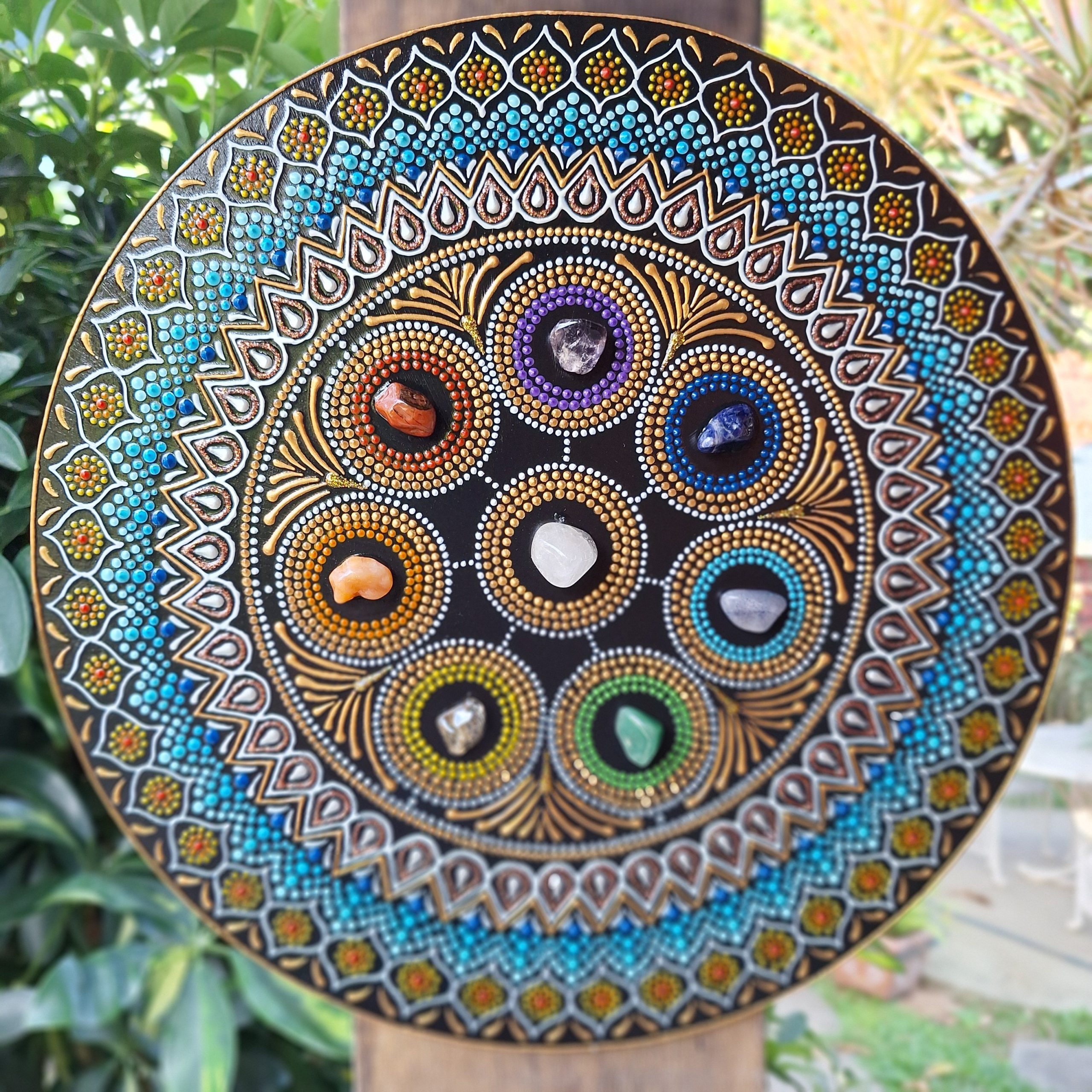 mandala 7 chakras - 32cm - Imagem 2
