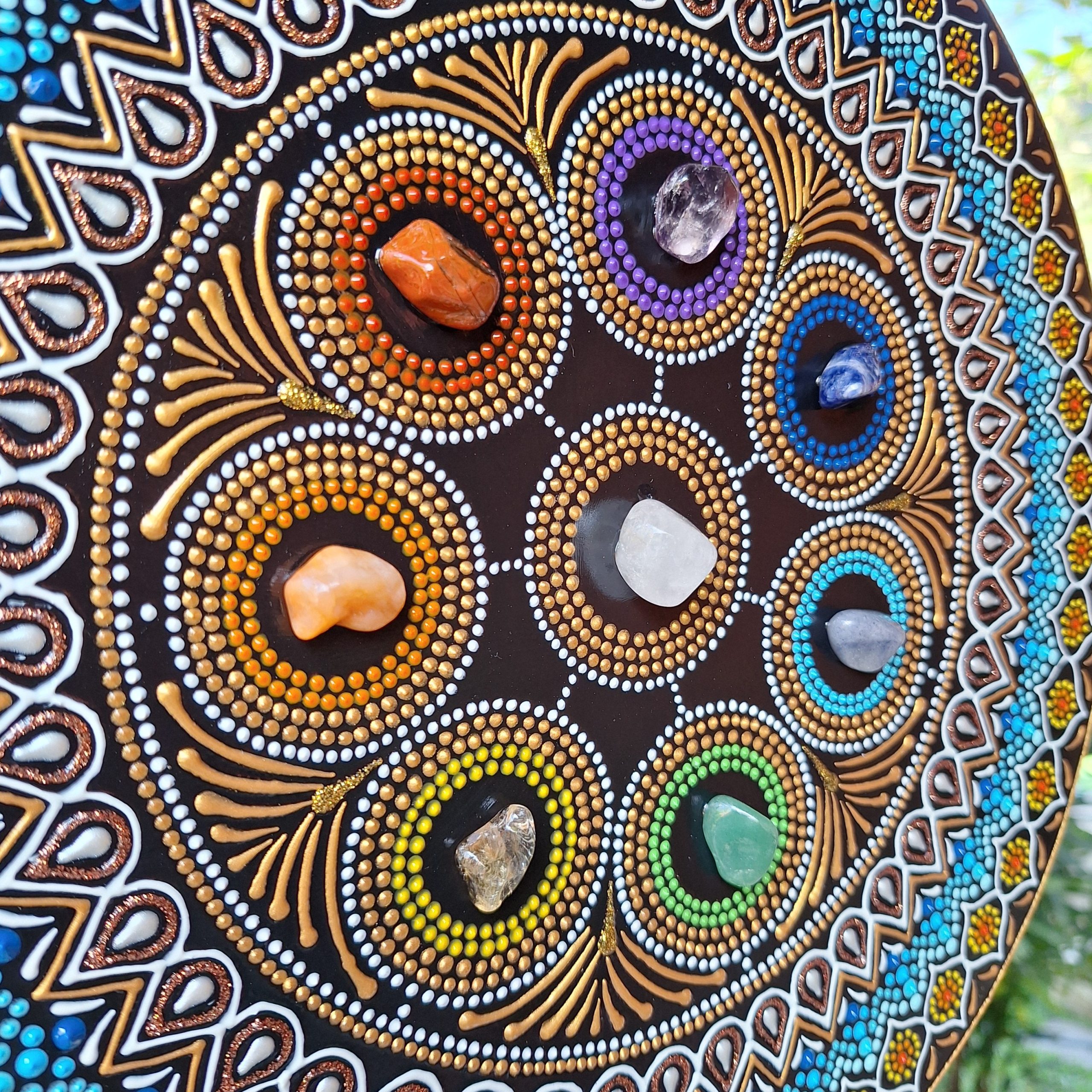 mandala 7 chakras - 32cm - Imagem 3