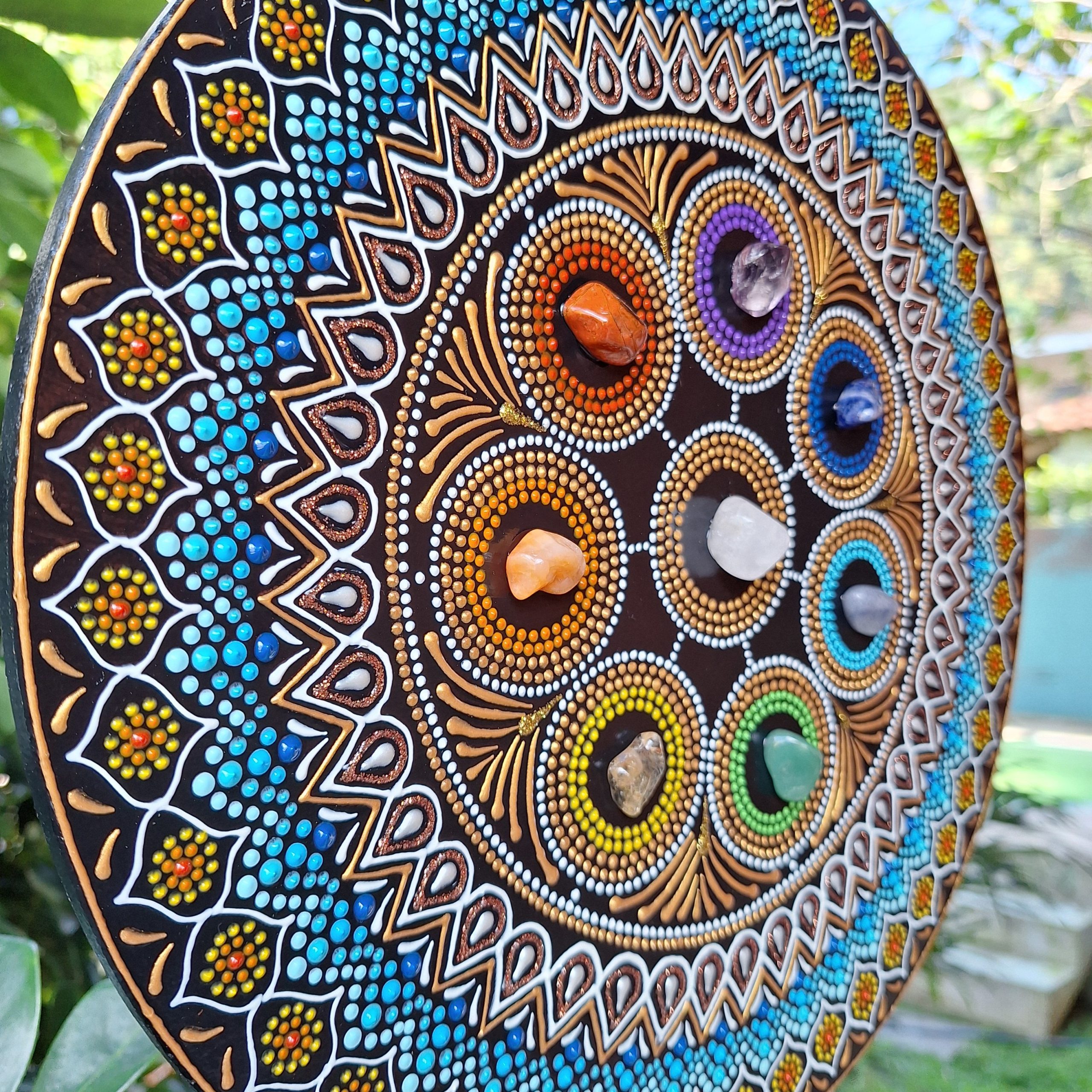 mandala 7 chakras - 32cm - Imagem 4