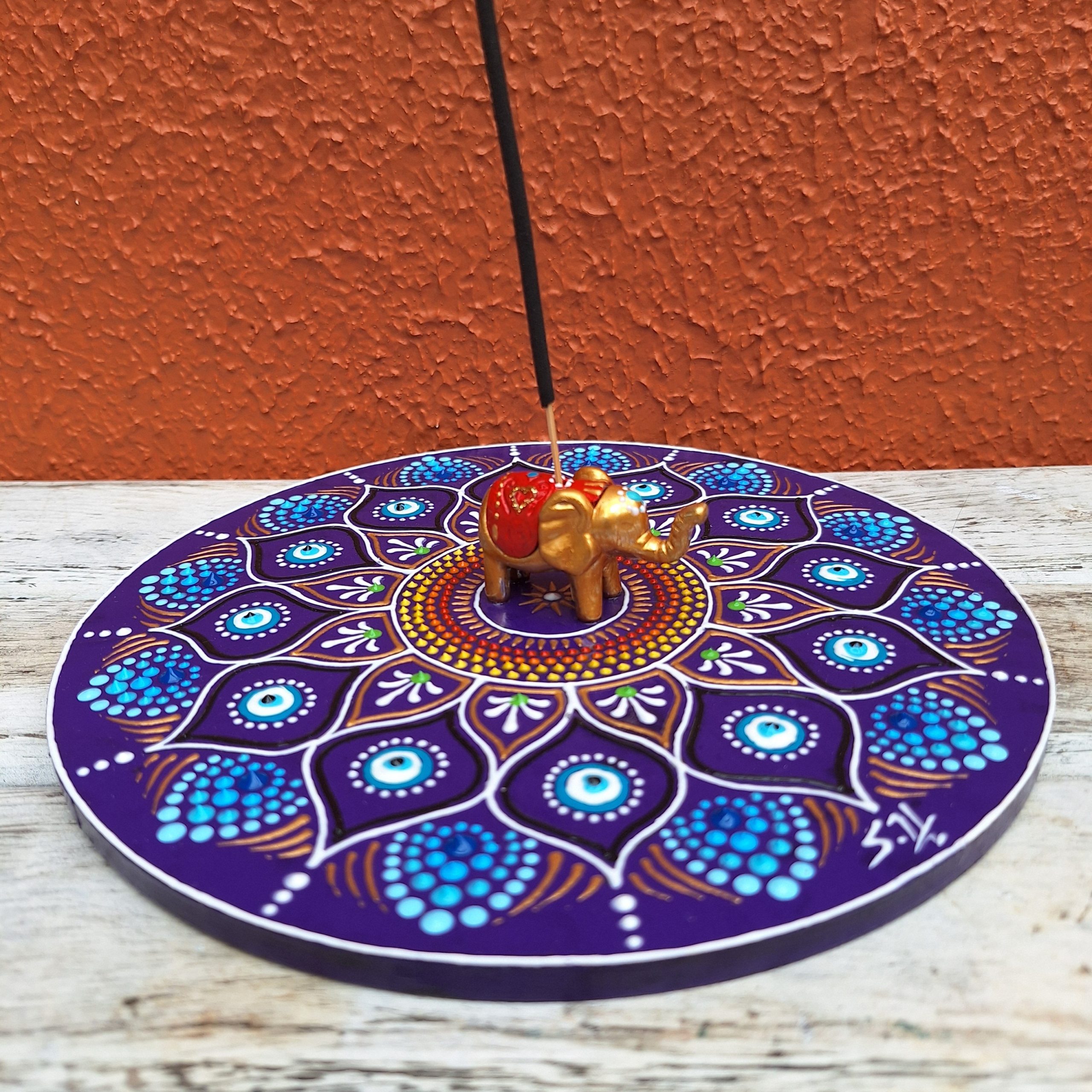 incensario com elefante da sorte - Imagem 3