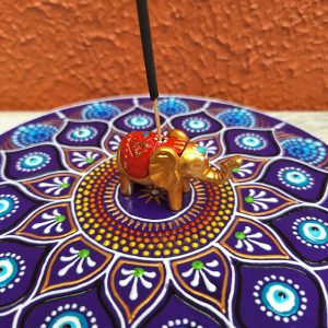 incensario com elefante da sorte
