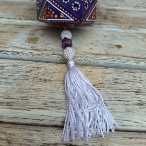 Incensário suspenso roxo