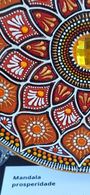 mandala prosperidade - 20cm